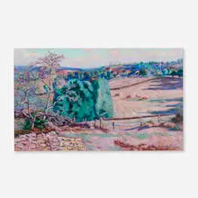 Armand Guillaumin, Le patruage des granges à Crozant, c. 1895, oil on canvas
