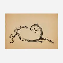 Elie Nadelman, Horse, c. 1913, linocut