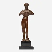Elie Nadelman, Standing Figure, bronze