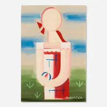 Otakar Mrkvička, Untitled, c. 1930, oil on board