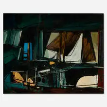John Hultberg, Sea Voyage, oil on board