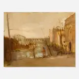Seymour Remenick, Canal, oil on canvas
