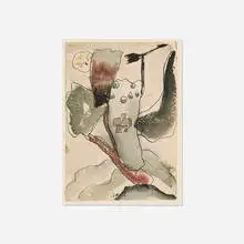 Arthur Dove, Study for Cross and Weather Vane, 1935, watercolor on paper