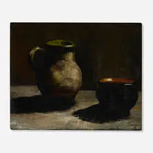 Augustin Théodule Ribot, Nature morte, oil on canvas
