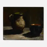 Augustin Théodule Ribot, Nature morte, oil on canvas
