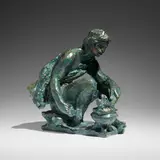 Le feu ou Le petit forgeron accroupi by Pierre-Auguste Renoir and Richard Guino, patinated bronze, sold May 2026