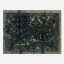 Zdeněk Sklenář, Untitled, 1966, oil on canvas