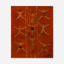 Gloria Vanderbilt, Untitled, oil on canvas