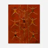 Gloria Vanderbilt, Untitled, oil on canvas