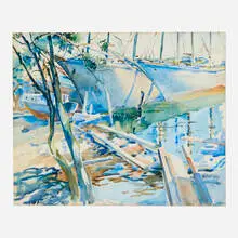 Frank Benson, Untitled, watercolor on paper