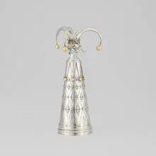 Mihail Chemiakin, Petrushka, sterling silver parcel-gilt