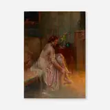 Delphin Enjolras, La chaussure, oil on canvas