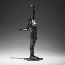 The Star by Harriet Whitney Frishmuth, patinated bronze and marble, sold May 2026