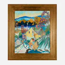 Joseph Barrett, Buckingham Mountain, 2005, oil on canvas in artist-made frame