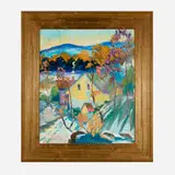 Joseph Barrett, Buckingham Mountain, 2005, oil on canvas in artist-made frame