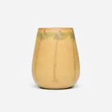 Marblehead Pottery, Vase with stylized fruiting branches, 1908-20, glazed earthenware