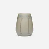 Arthur Hennessey and Sarah Tutt for Marblehead Pottery, Vase with stylized fruiting lemon branches, 1908-20, glazed earthenware