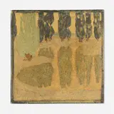Arthur Eugene Baggs for Marblehead Pottery, Fine and Rare scenic tile