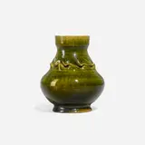 George E. Ohr, Vase, c. 1895, glazed earthenware