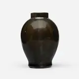 Fulper Pottery, Vase, c. 1917-1923, Mirror Black-glazed stoneware