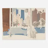 Fairfield Porter, New York Street Scene