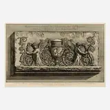 Bassorilievo antico di marmo che si vede nel Giardino Aldobrandini (from Volume II of Vasi, Candelebri, Cippi, Sarcofagi, tripodi, lvcerne ed ornamenti antichi) by Giovanni Battista Piranesi, 1778, etching, sold Jul 2025