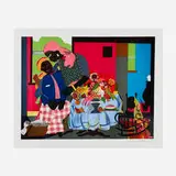 Romare Bearden, Morning (Carolina Morning), 1979, lithograph in colors on Somerset