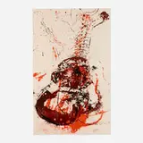 Arman, Untitled (from the Romantic Suite), 1957, lithograph in colors