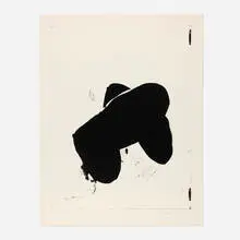 Untitled by Joel Shapiro, lithograph with embossing on Arches Cover, sold Jul 2025
