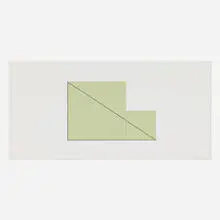 Robert Mangold, Untitled (from the A Book of Silk Screenprints - Multiple Panel Paintings portfolio), 1992, screenprint in colors