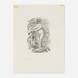Pierre-Auguste Renoir, Claude Renoir, la tête baissée; Femme au Cap de Vigne (double-sided work) (from L'Album des Douze Lithographies originales), 1919, double-sided lithograph