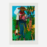 Romare Bearden, The Lantern, 1979, lithograph in colors