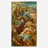 Arnold Blanch, Untitled (Exodus from the City)