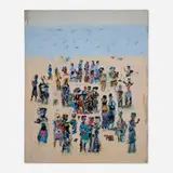 Arnold Blanch, Untitled (Figures by the Beach)