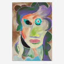 George Colin, Untitled, 1989, oil on canvas