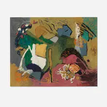 Max Schnitzler, Untitled, 1945, oil on canvas