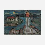 William MacTaggart, Palencia, 1940, oil on board