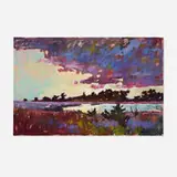 Betty Anglin Smith, Skies Over the Island, oil on canvas