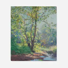 Marie Goth, Hobb's Branch, oil on board