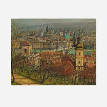 Alois Lecoque, Prague, 1952, oil on canvas