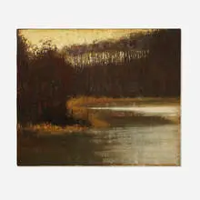 Jeffrey Blondes, Pas-aux-Ânes III, 1994, oil on wood