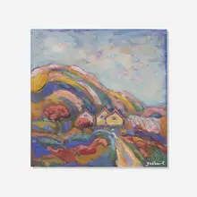 Yasharel Manzy, Seasons 404, 1993, acrylic on paper
