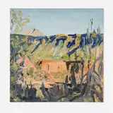 Adele Alsop, Red Creek, 1991, oil on canvas