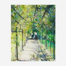 Herman Raymond, The Arbor, 1992, oil on canvas
