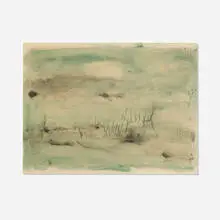 Dang Lebadang, Enchanted Forest, 1957, watercolor on paper