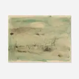 Dang Lebadang, Enchanted Forest, 1957, watercolor on paper