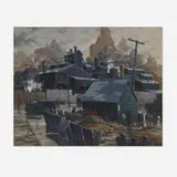 Boylan Fitzgerald, Old Steel Works, oil on canvas