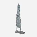 Leslie Hawk, Pathway to the Heart: Hers, c. 1992, lead, metal mesh, glass