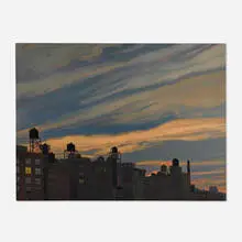 Sonya Sklaroff, 9 Water Towers West, c. 2015, oil on canvas