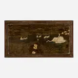 Max Kuehne, Untitled (Panel with Swans)
